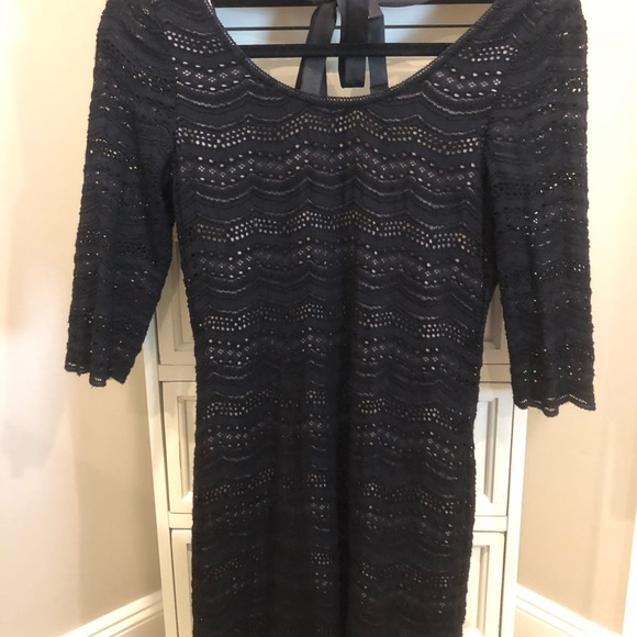 DENIM AND SUPPLY: LACEY BLACK DRESS - Picture 4 of 6